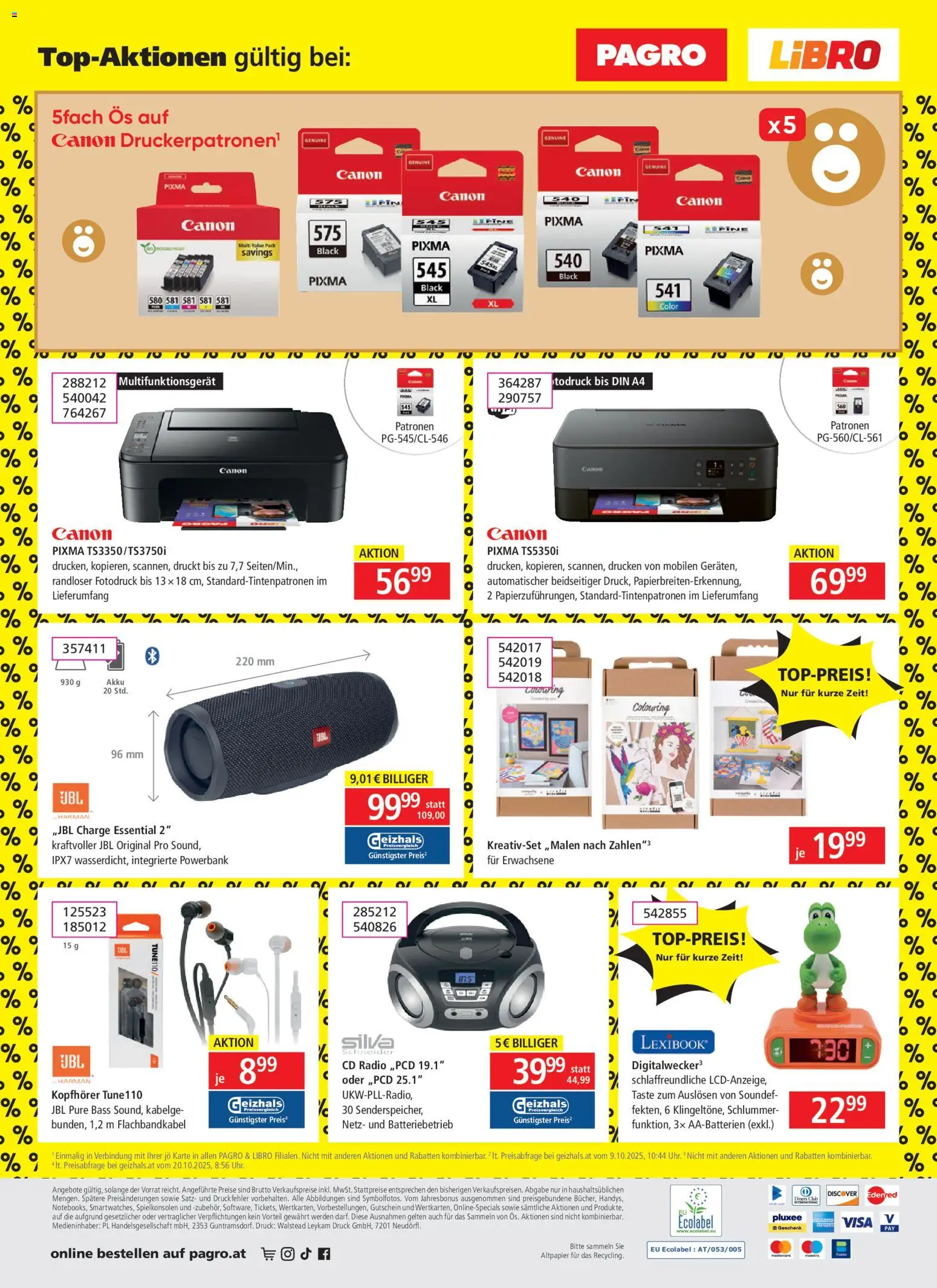 Pagro-Diskont Flugblatt gültig ab 06.11.2025 | Seite: 8 | Produkte: Radio, Kopfhörer