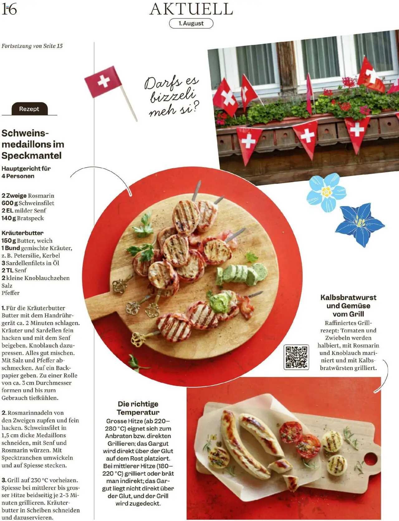 Migros - Magazin ab 28.07.2025 | Seite: 16 | Produkte: Kräuterbutter, Tomaten, Pfeffer, Salz