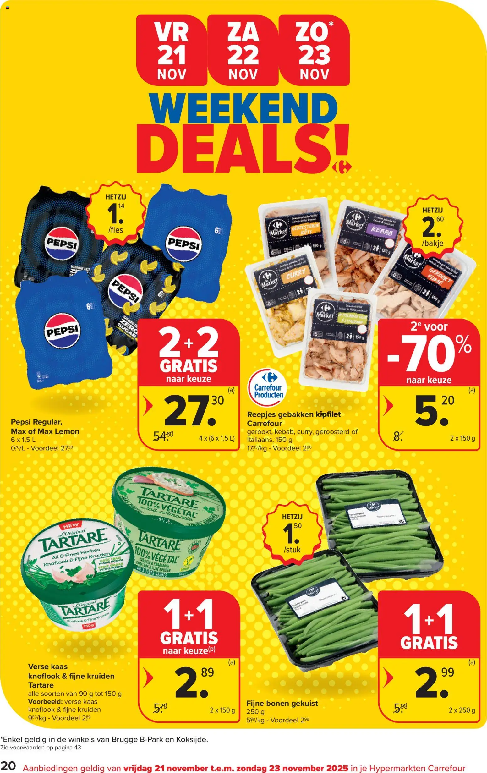 {H1} | Pagina: 20 | Producten: Kötél, Pepsi, Knoflook, Kaas