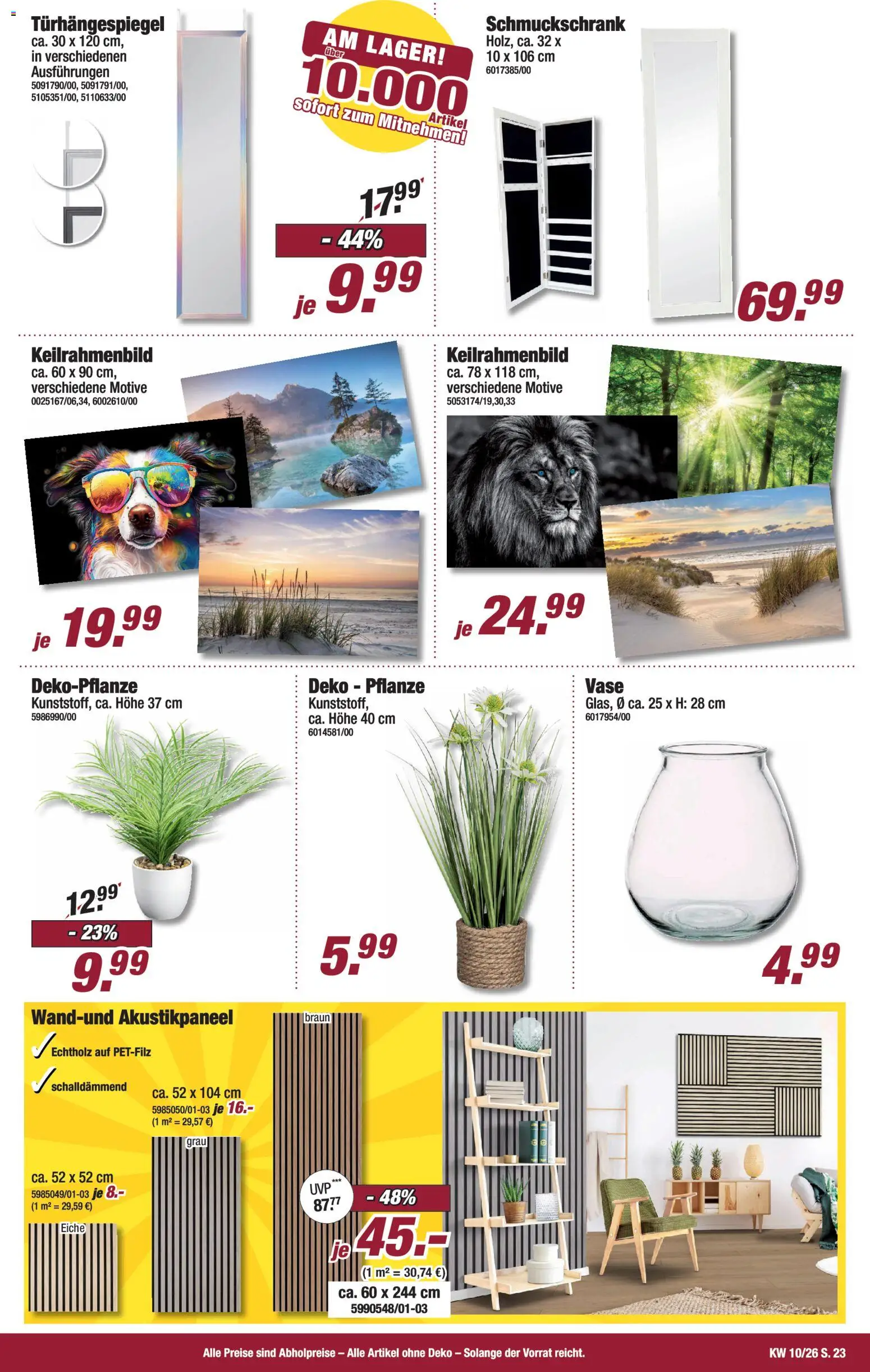 Poco Prospekt 	 – gültig ab 01.03.2026 | Seite: 23 | Produkte: Vase