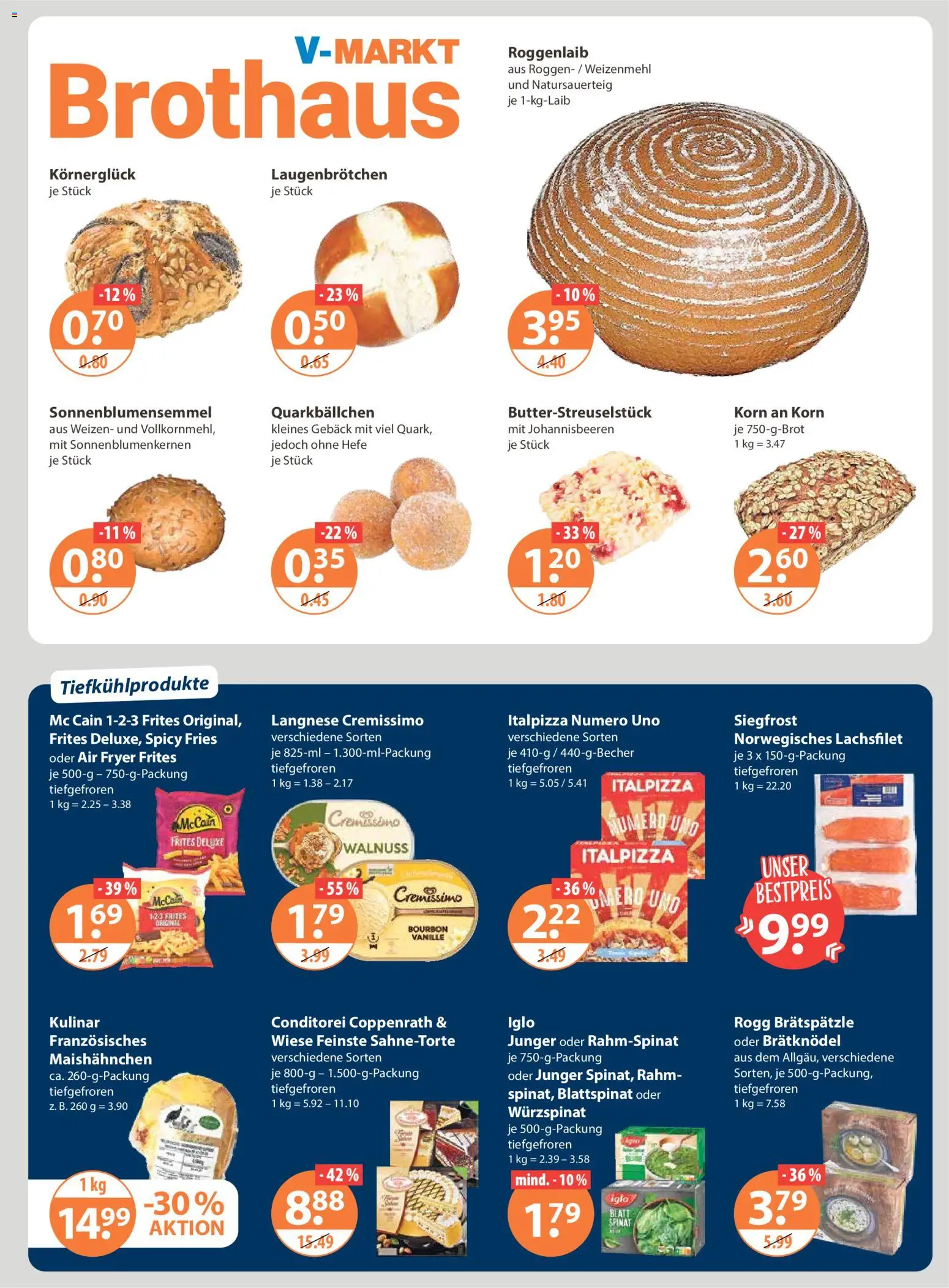 V-Markt - München – gültig ab 22.01.2026 | Seite: 5 | Produkte: Langnese, Langnese cremissimo, Cremissimo, Weizenmehl