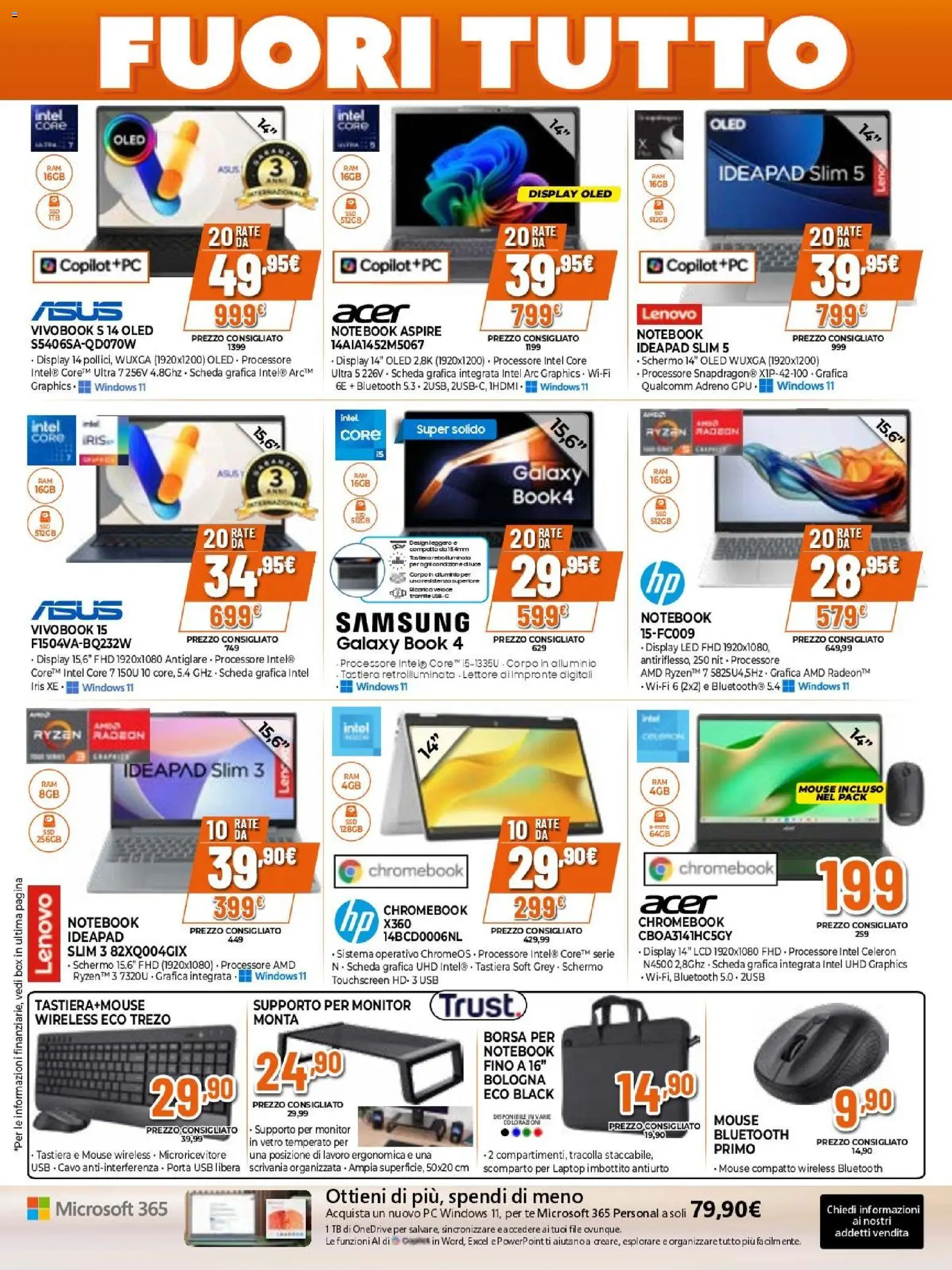 Volantino Expert del 15.01.2026 | Pagina: 7 | Prodotti: Monitor, Mouse, Cavo, Alluminio