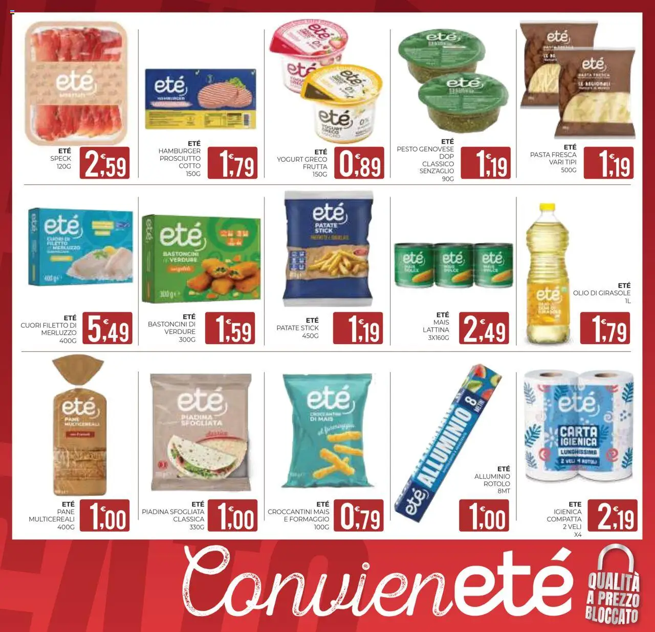 Volantino Eté del 05.08.2025 | Pagina: 6 | Prodotti: Patate, Olio, Mais, Alluminio