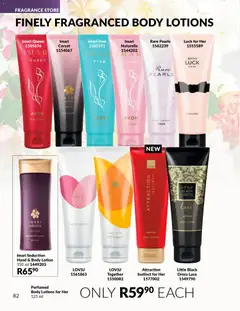 Avon specials catalogue – valid from 31.01.2026 | Page: 82 | Products: Dress, Fragrance, Lotion