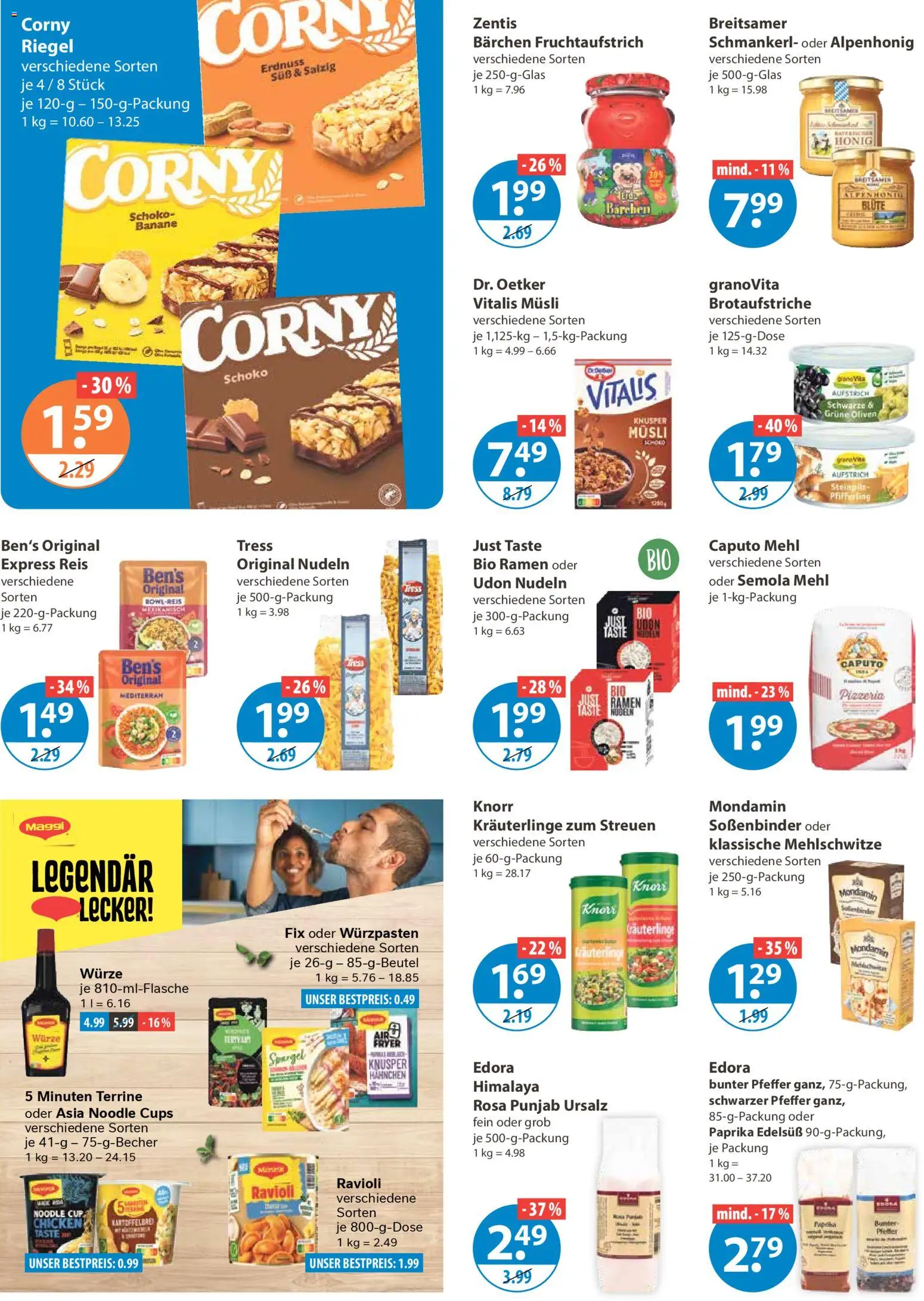 V-Markt - Hallertau / Oberpfalz – gültig ab 19.02.2026 | Seite: 8 | Produkte: Musli, Knorr, Spargel, Pfeffer