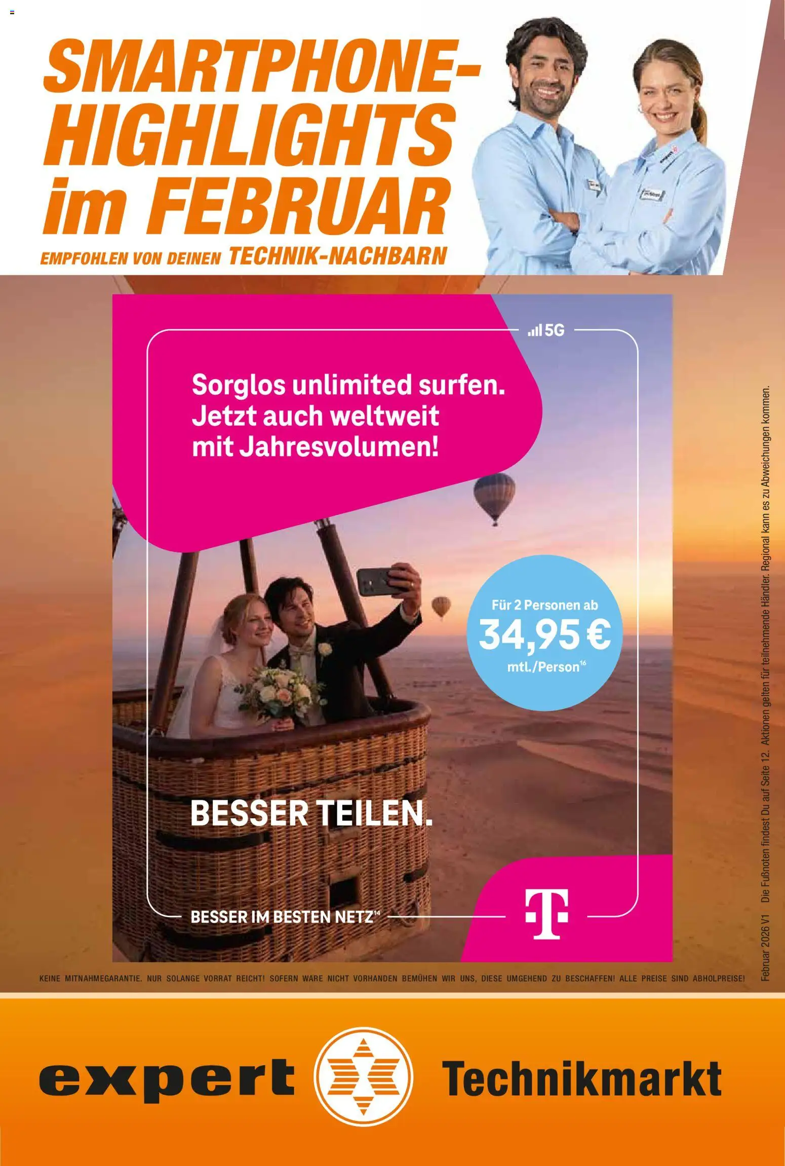 Expert  Smarthphone Highlights im Februar – gültig ab 01.02.2026 | Seite: 1 | Produkte: Smartphone