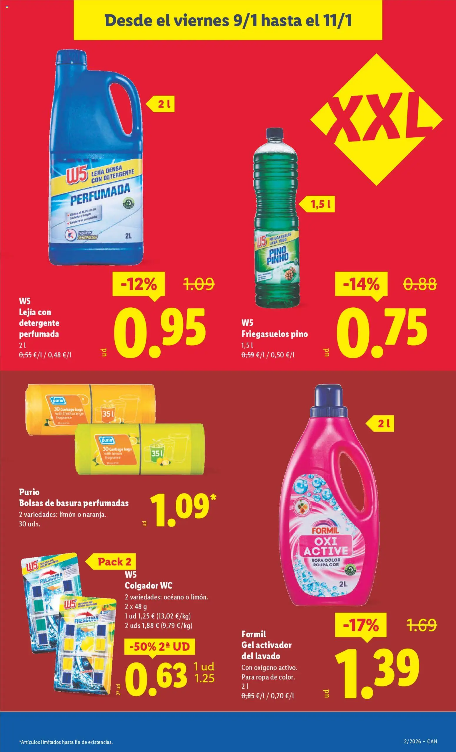 Lidl - Canarias │ válido desde el 05.01.2026 | Página: 29 | Productos: Detergente, Ropa