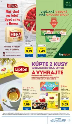 Lipton čaj, viac druhov, 37,5 - 50 g │ platný od 13.08.2025 | Strana: 41 | Produkty: Čaj, Hera