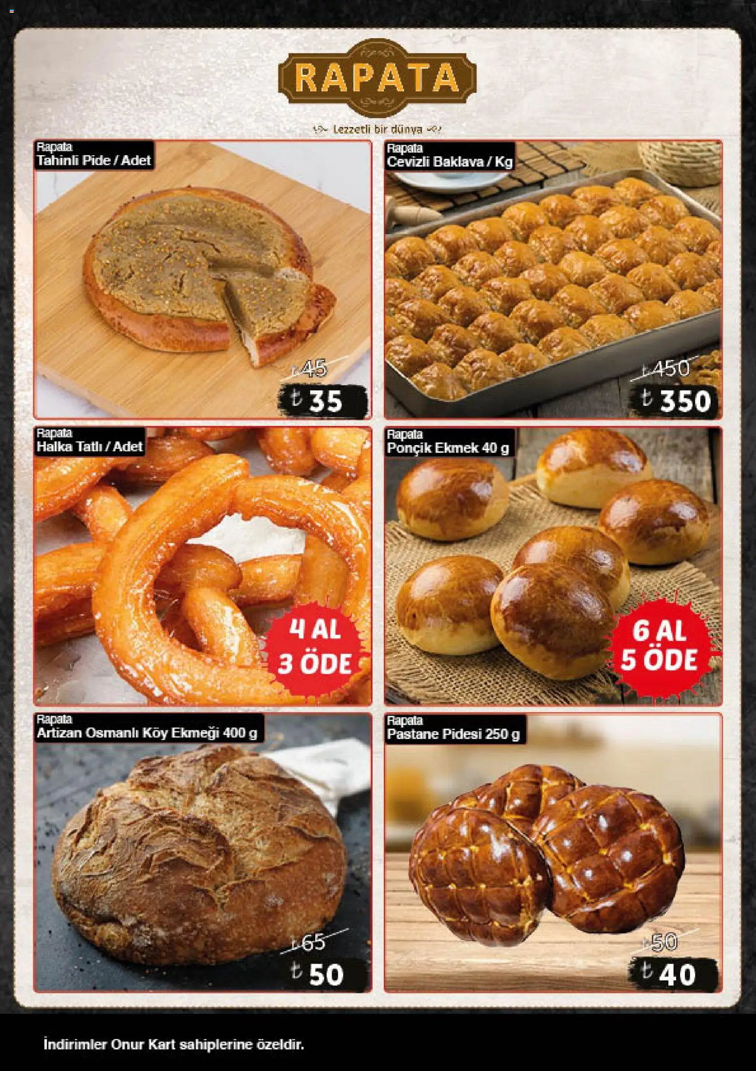 Onur Market Katalog - Gurme - 24.02.2026 tarihinden itibaren geçerlidir | Sayfa: 10 | Ürünler: Ekmek