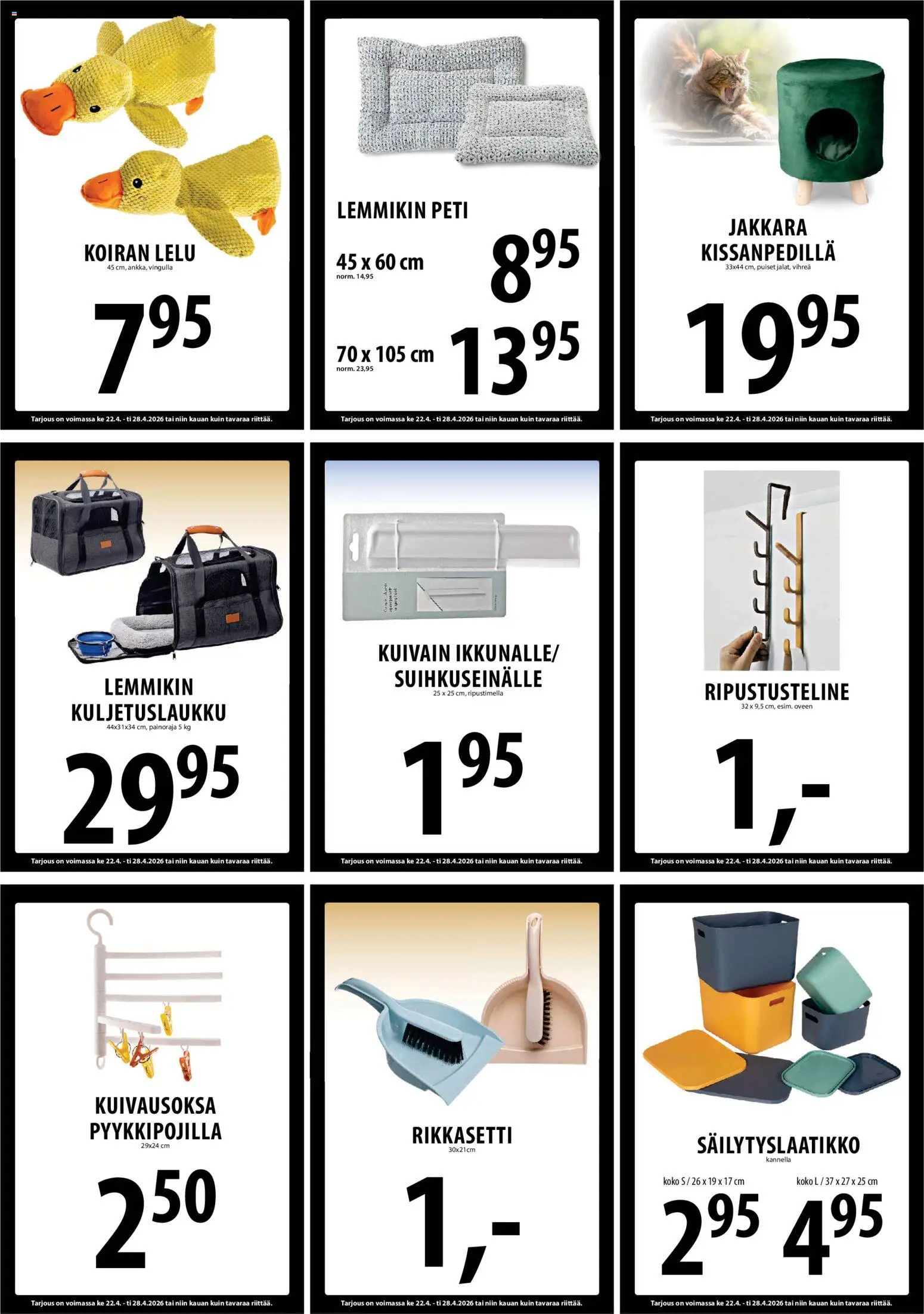 Tuuri tarjoukset – voimassa 22.04.2026 alkaen | Sivu: 17 | Tuotteet: Jakkara