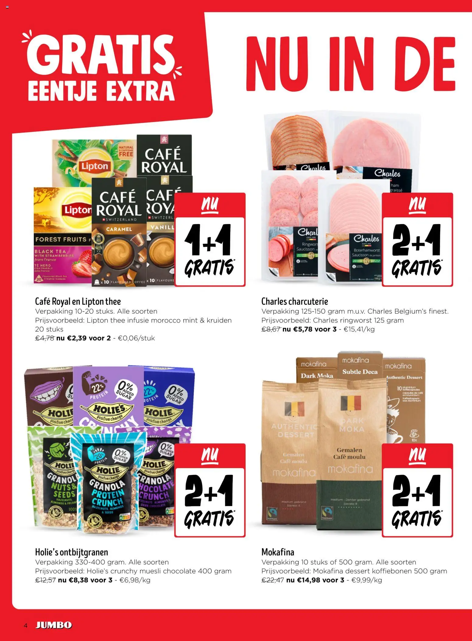 {H1} | Pagina: 4 | Producten: Thee, Muesli, Rooibos tea, Koffiebonen