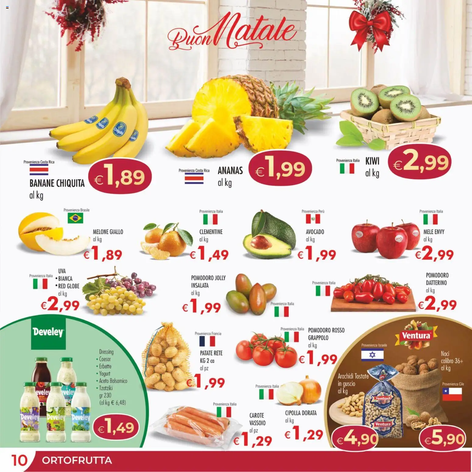 Volantino MerSi Supermercati del 13.12.2025 | Pagina: 10 | Prodotti: Yogurt, Insalata, Carote, Noci