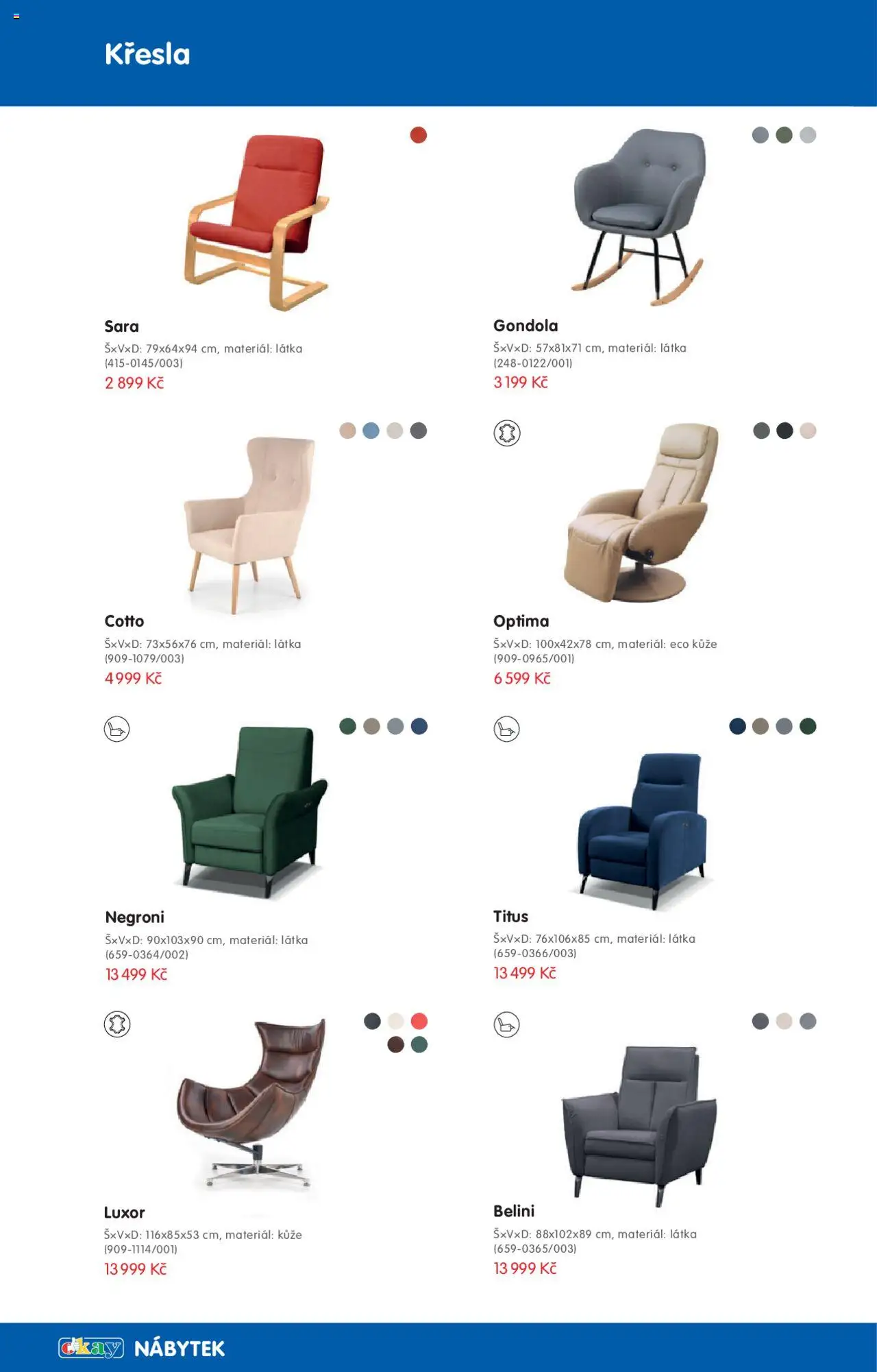 OKAY katalog - Sedačky od 01.03.2023 | Strana: 26 | Produkty: Zahradní nábytek