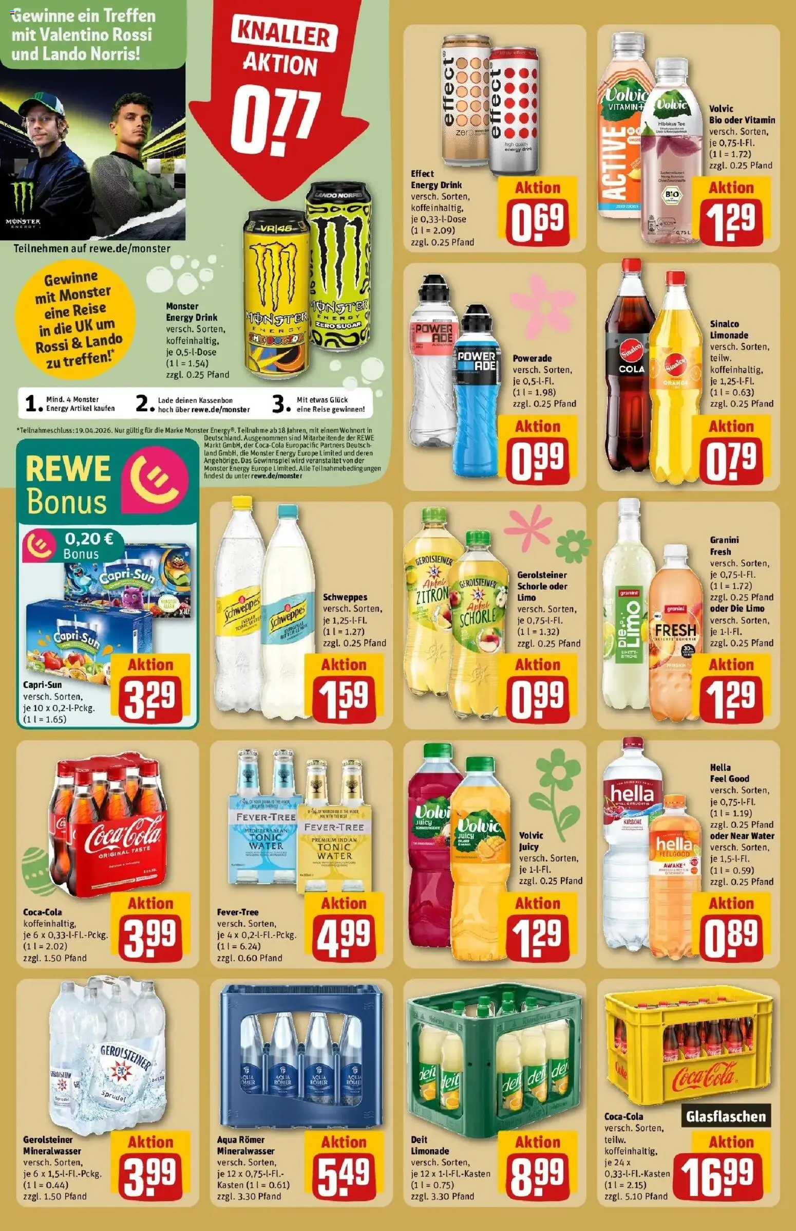 Rewe Prospekt Bruchsal	 – gültig ab 30.03.2026 | Seite: 18 | Produkte: Capri sun, Cola, Äpfel, Granini