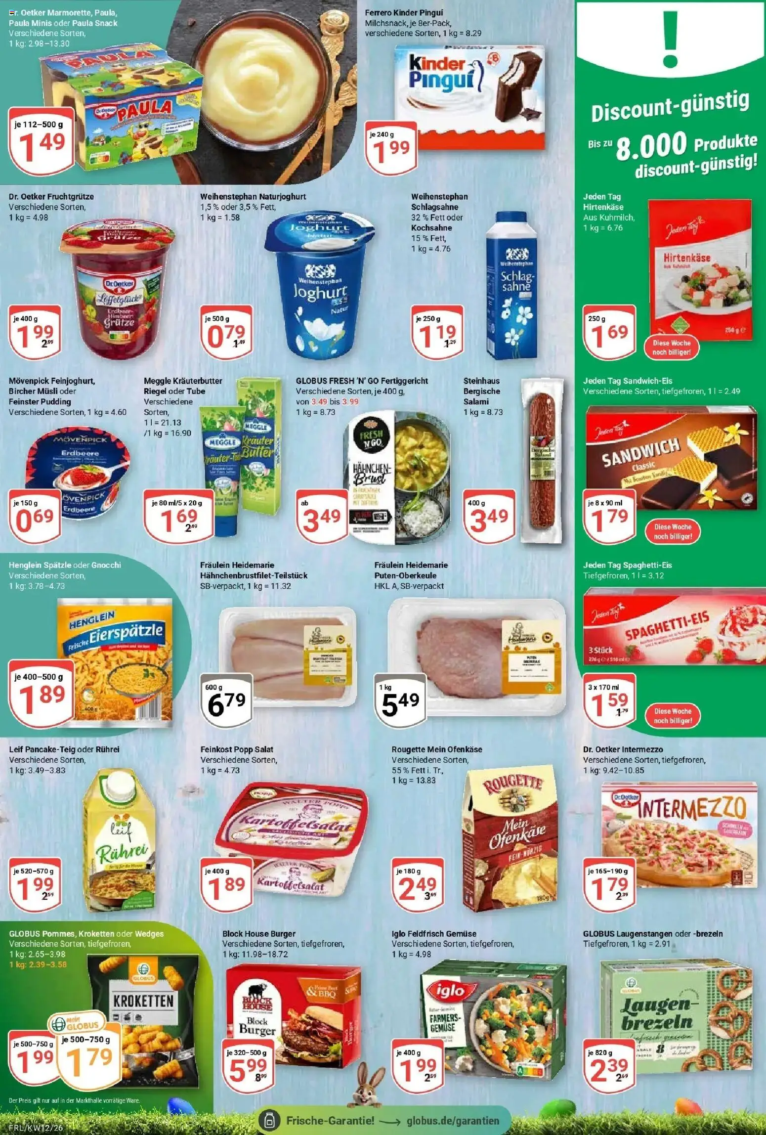 Globus prospekt Freilassing	 – gültig ab 15.03.2026 | Seite: 10 | Produkte: Joghurt, Iglo, Gemüse, Salat