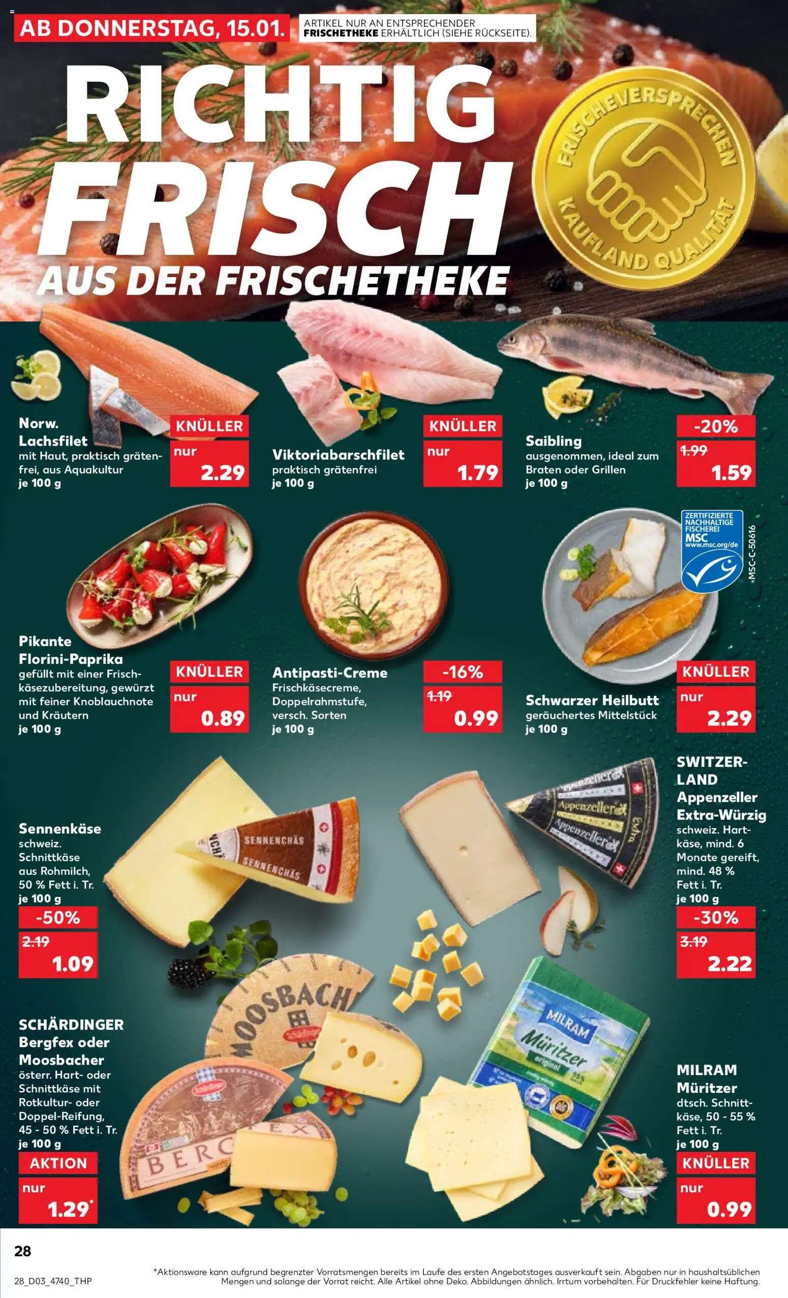Kaufland prospekt Hannover	 – gültig ab 18.01.2026 | Seite: 28 | Produkte: Milram