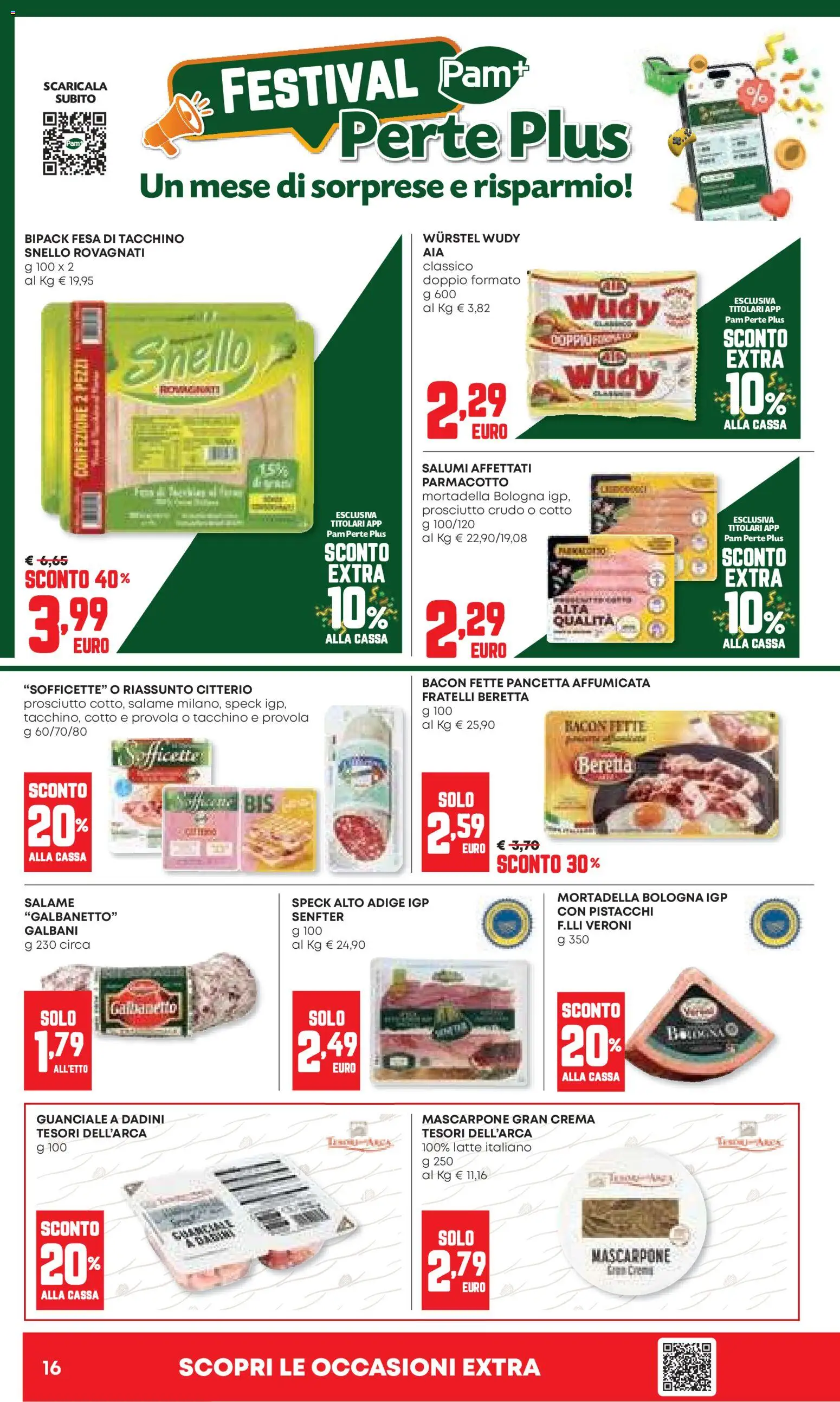 Volantino Panorama del 06.11.2025 | Pagina: 16 | Prodotti: Speck, Crema, Salame, Tacchino