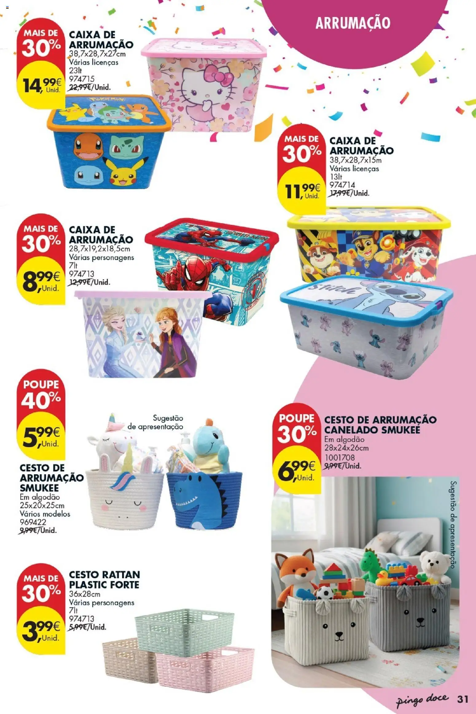 Pingo Doce - Bazar Kids │ válido de 17.02.2026 | Página: 31 | Produtos: Algodão, Caixa