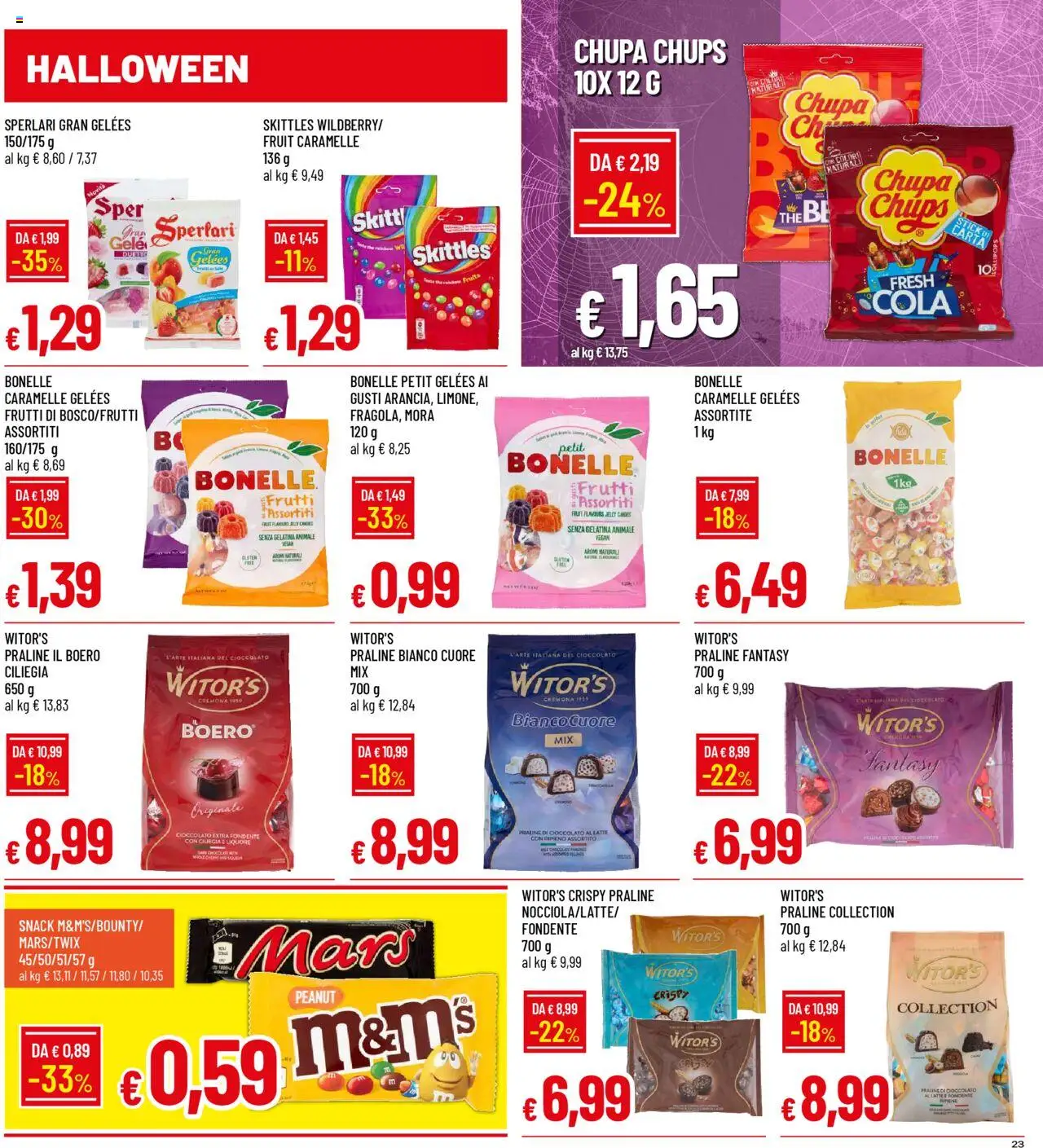 Volantino Galassia del 23.10.2025 | Pagina: 23 | Prodotti: Cioccolato, Latte, The, Liquore