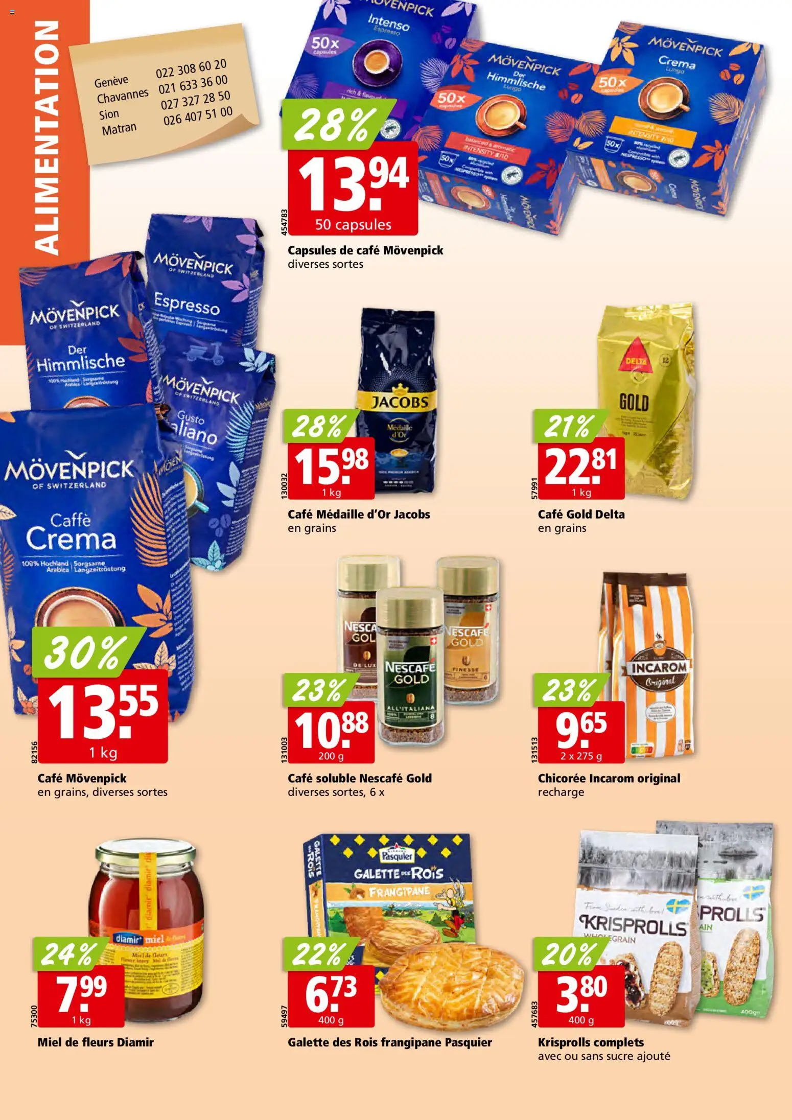 Aligro Aktionen Chavannes, Matran, Genève, Sion – gültig ab 27.12.2025 | Seite: 22