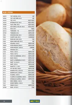 Metro hotelski doručak - pregled Metro kataloga - važi od 28.11.2025 | Strana: 16 | Proizvode: Tost hleb, Puter, Hleb, Hot dog
