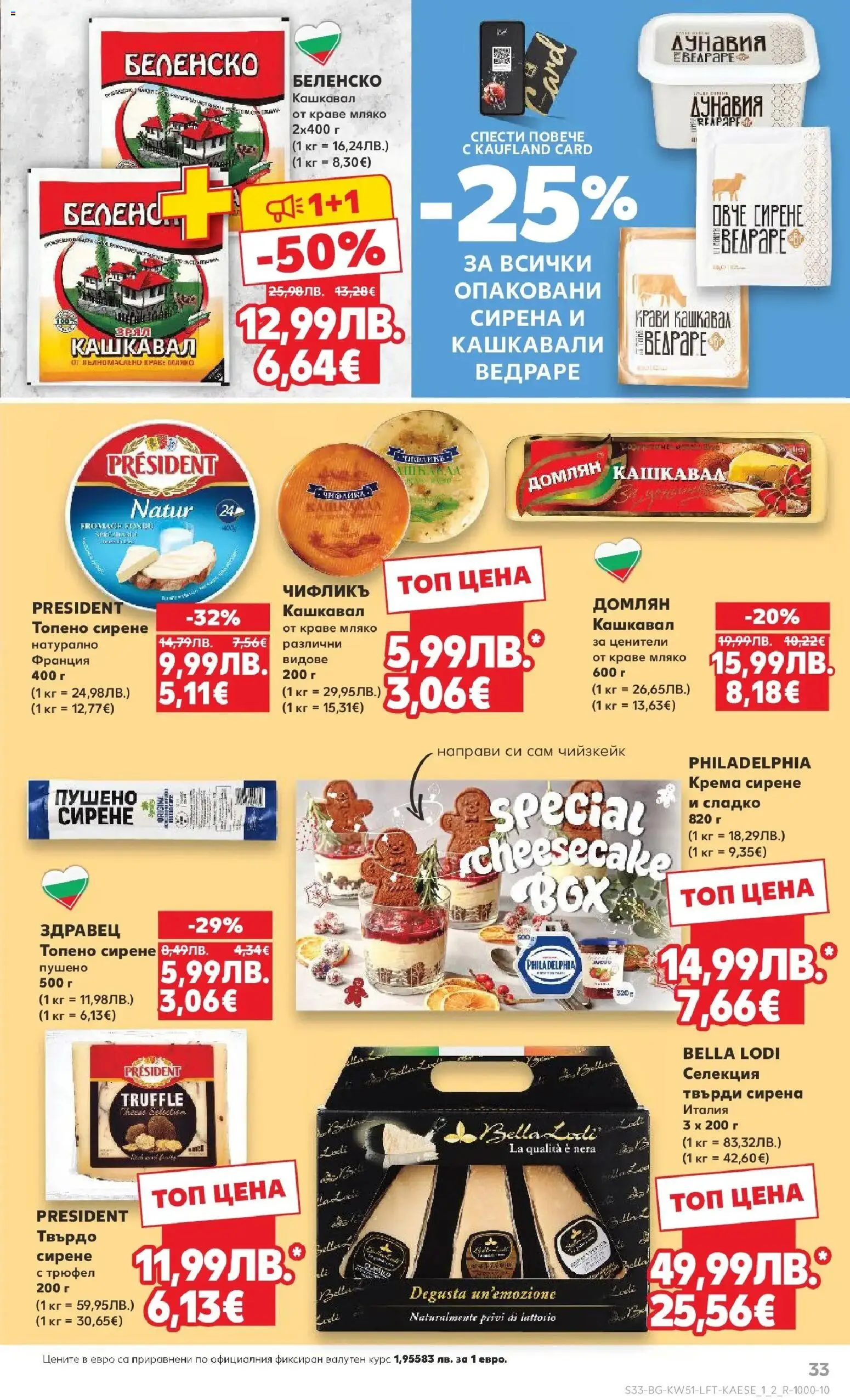 {H1} | Страница: 33 | Продукти: Мляко, Топено сирене, Kenyérszalonna, Трюфел