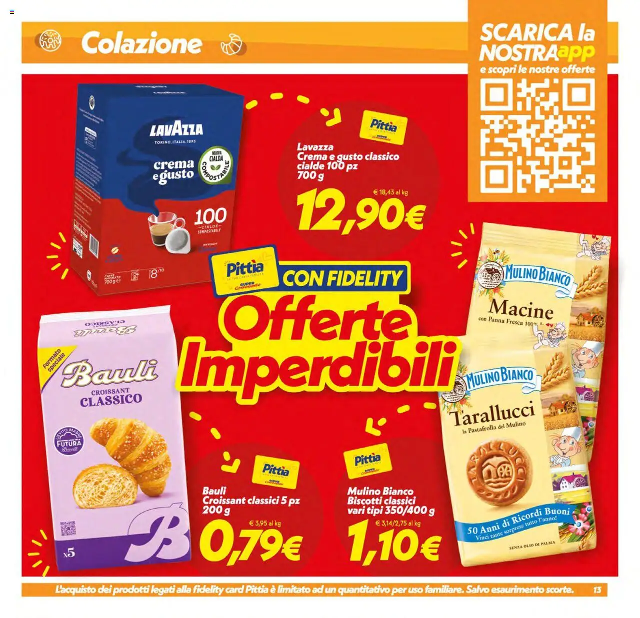 Volantino SuperConveniente del 12.08.2025 | Pagina: 13 | Prodotti: Caffè, Biscotti, Latte, Olio