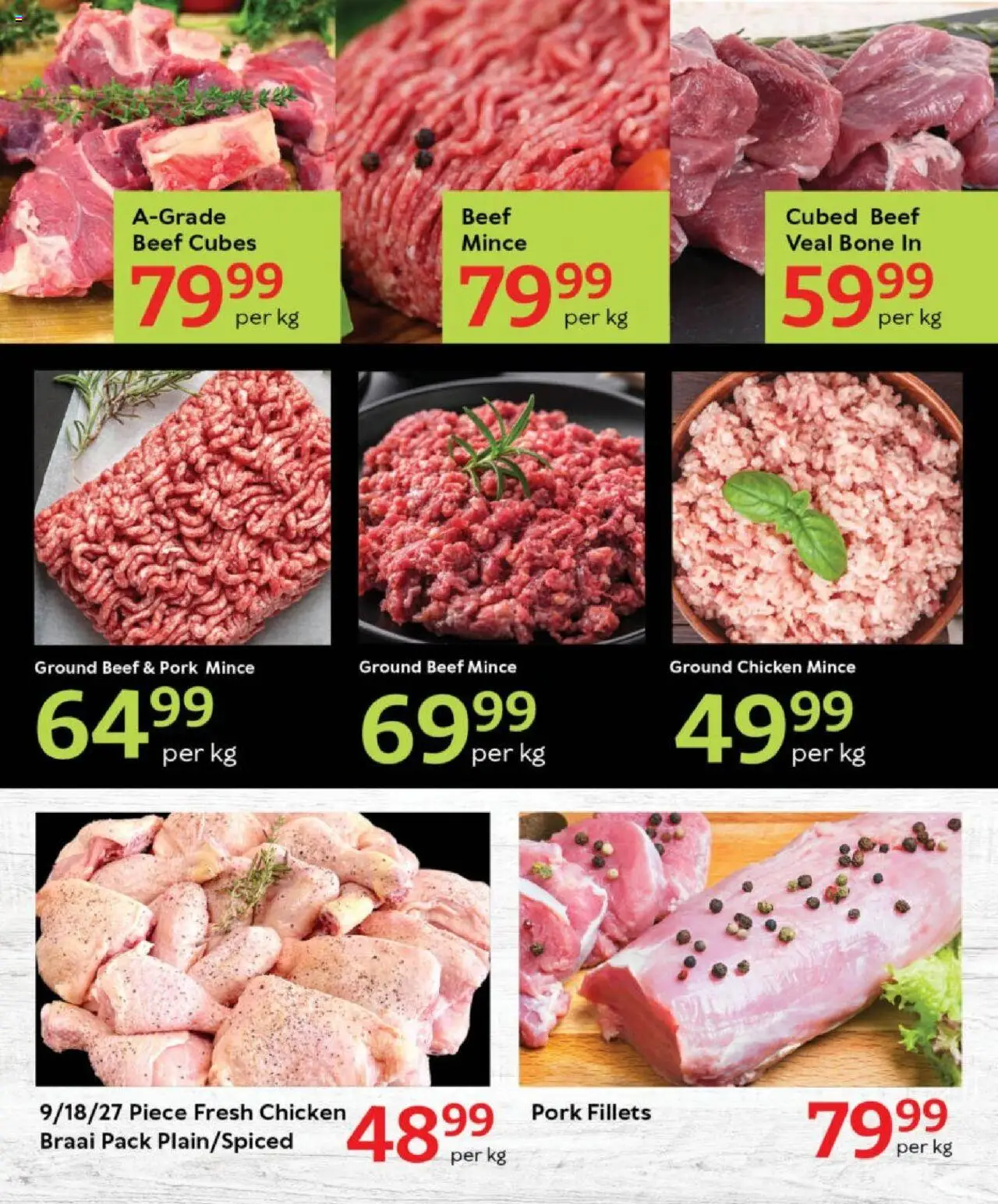Oxford Freshmarket - Tuesday Specials │ valid from 19.08.2025 | Page: 4 | Products: Chicken, Pork, Beef