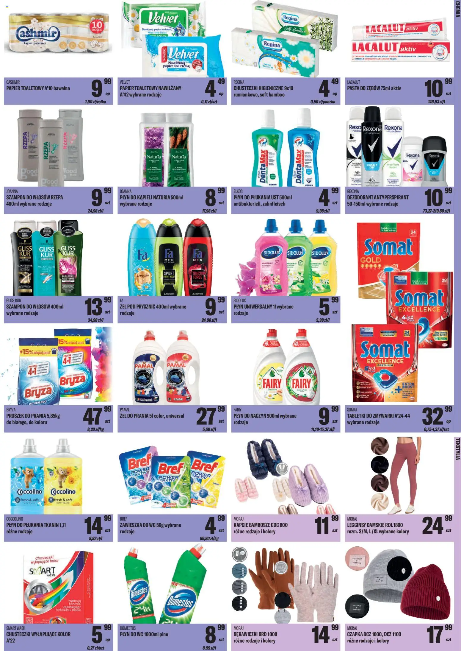 TomiMarkt Gazetka od 07.11.2025 | Strona: 7 | Produkty: Czapka, Rękawiczki, Domestos, Antyperspirant