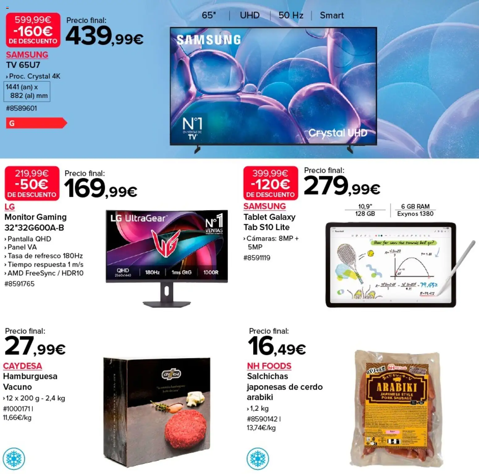 Costco catálogo │ válido desde el 29.01.2026 | Página: 2 | Productos: Cerdo, Tablet, Monitor, Σοκολατούχο γάλα