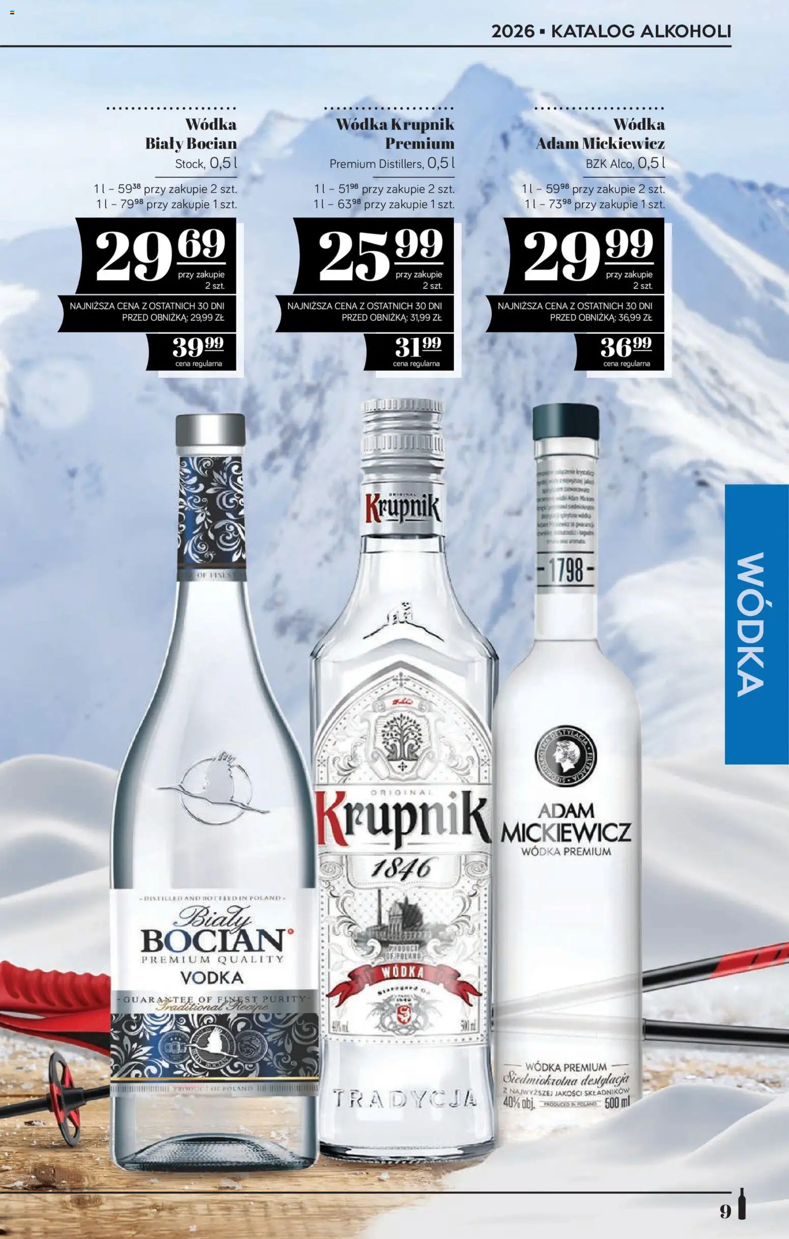 POLOmarket Katalog - Alkoholi od 19.02.2026 | Strona: 9 | Produkty: Krupnik wódka, Vodka, Wódka