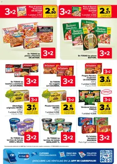 Vista previa Carrefour folleto válido desde el 28.10.2025 | Página: 23 | Productos: Pizza, Té, Canelones, Nuggets