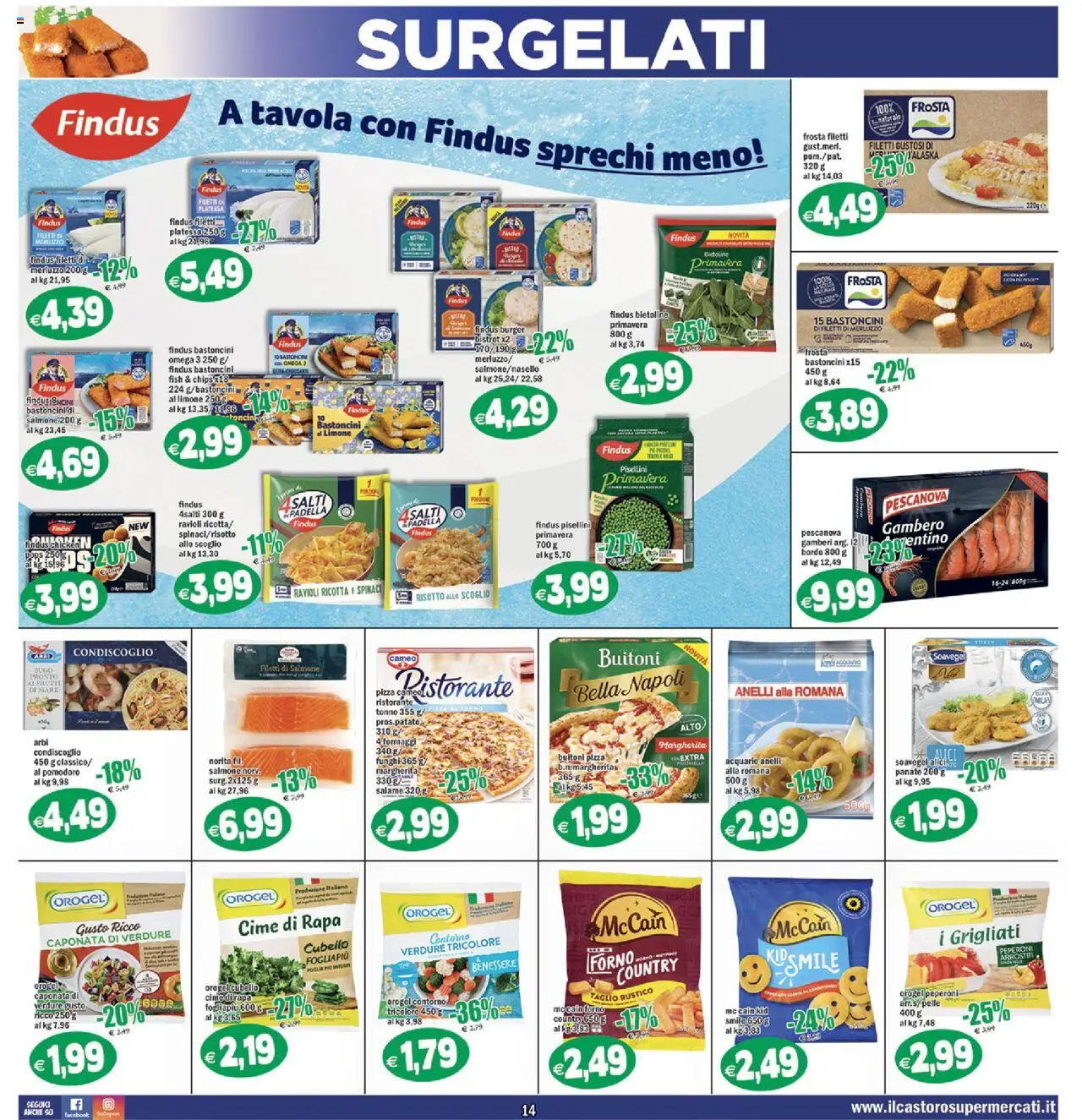 Volantino Il Castoro del 06.08.2025 | Pagina: 14 | Prodotti: Salame, Tè, Peperoni, Pomodoro