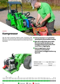 Forhåndsvisning av Felleskjøpet Avant maskiner og redskap gyldig fra 01.05.2025 | Side: 172 | Produkter: Kompressor, Суміш дитяча