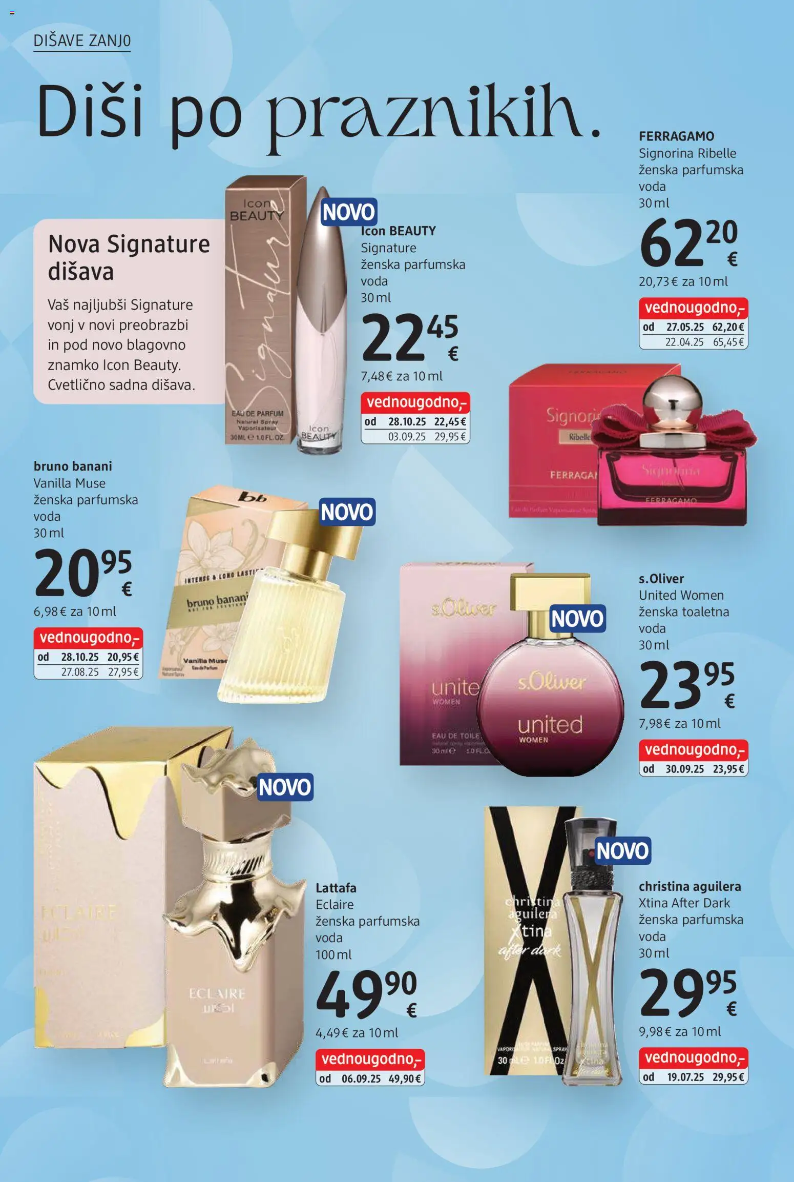 Novi DM Drogerie Markt katalog ponudbe – veljaven od 03.11.2025 | Stran: 8 | Izdelki: Parfum, Disava, Voda, Parfumska voda