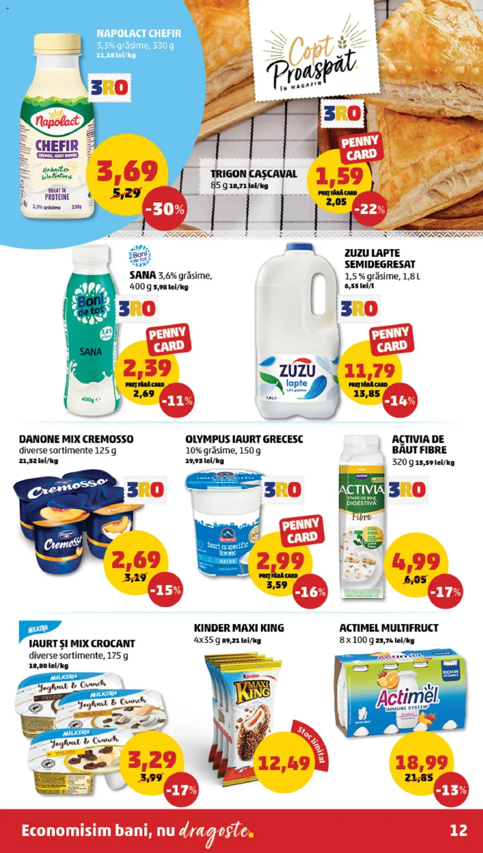 Noul catalog PENNY – valabil de la 28.01.2026 | Pagină: 12 | Produse: Masaüstü kılıfı, Cașcaval, Iaurt, Kefir