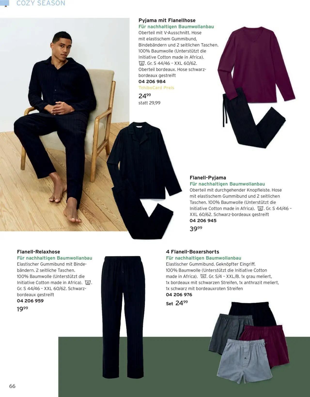Angebote Tchibo – gültig ab 01.10.2025 | Seite: 66 | Produkte: Hose, Pyjama
