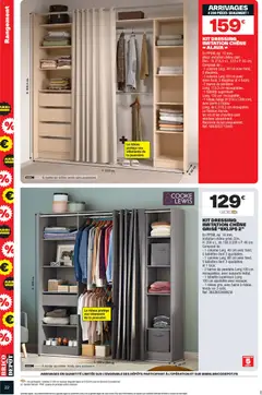 Brico Dépôt - Prévisualisation de Brico Dépôt catalogue L'Anniv à prix dépôt valide à partir de 17.10.2025 | Page: 22 | Produits: Kit dressing, Dressing, Vêtements, Rideau