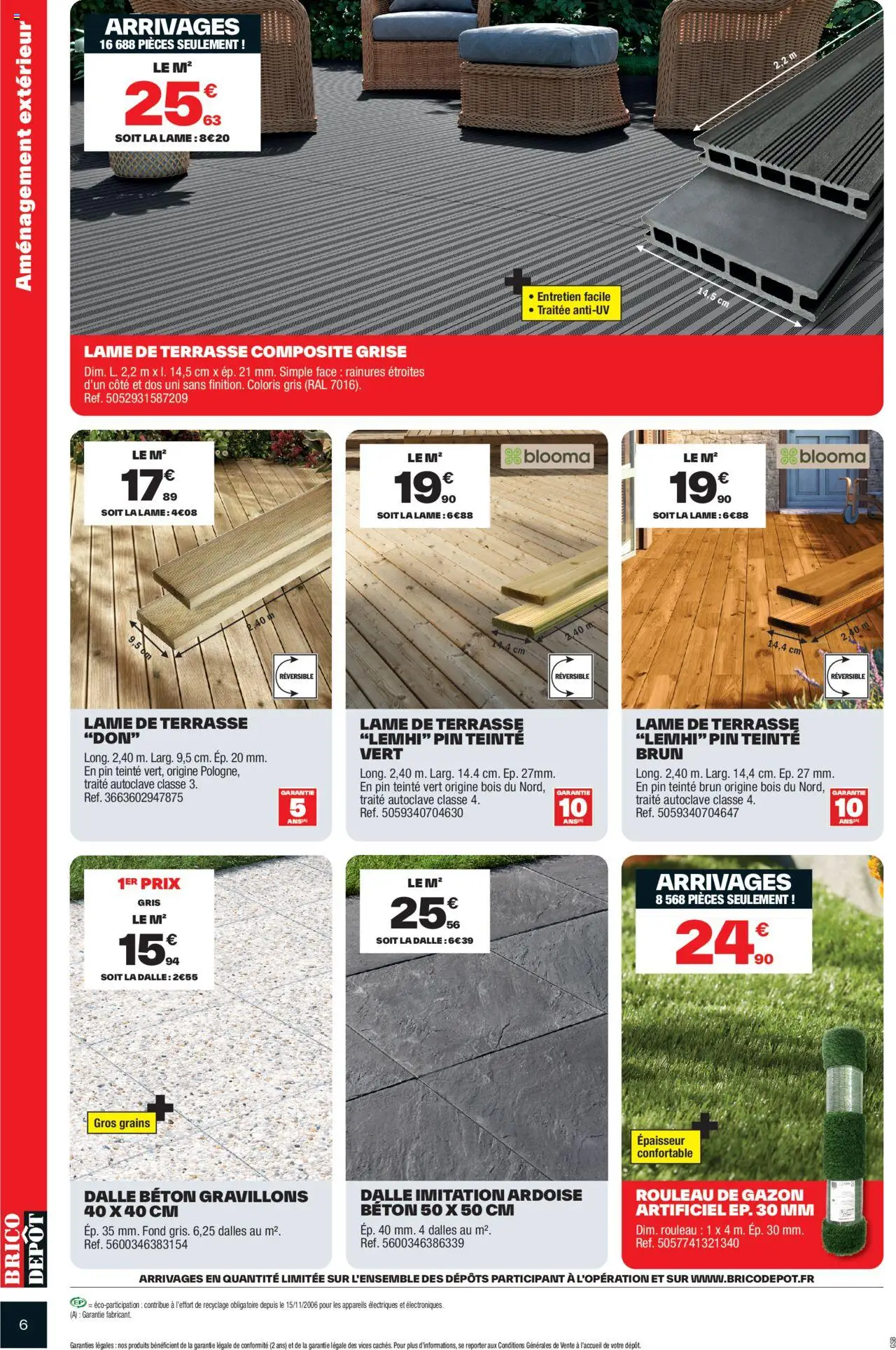  | Page: 6 | Produits: Rouleau, Gazon