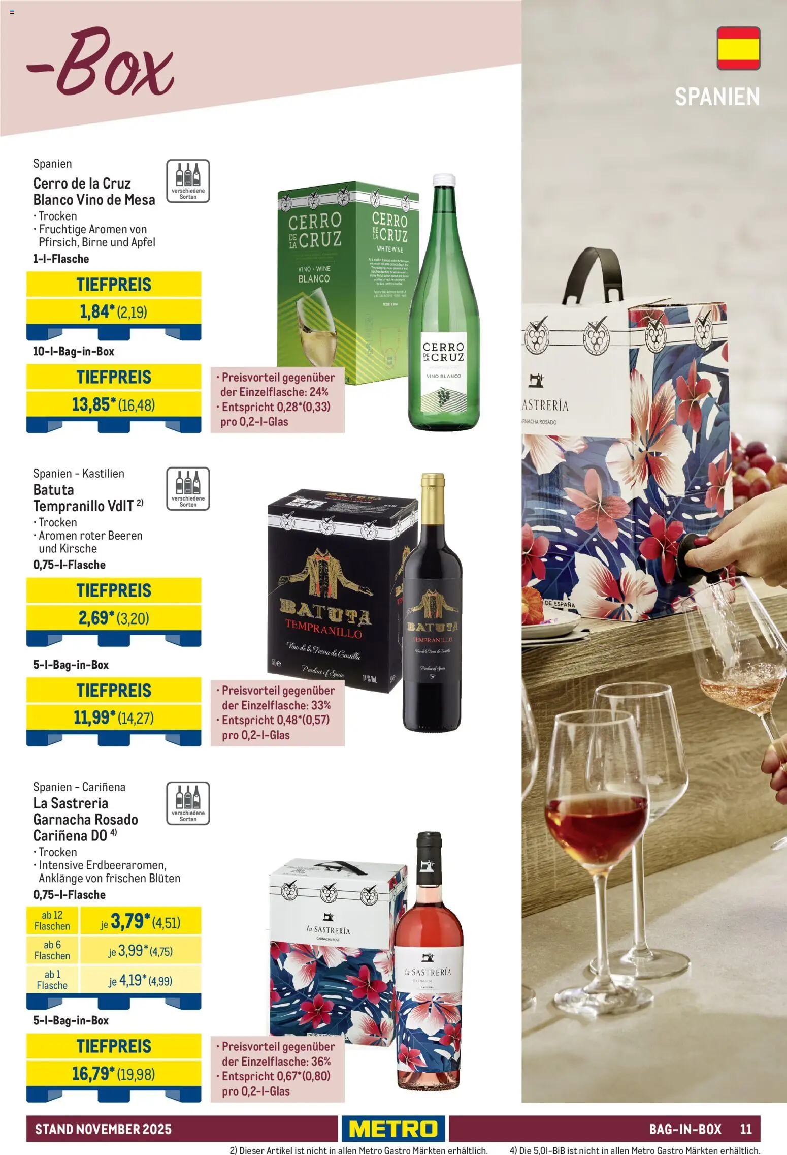 Metro - Hauswein-Katalog – gültig ab 12.11.2025 | Seite: 11 | Produkte: Box, Äpfel, Birne