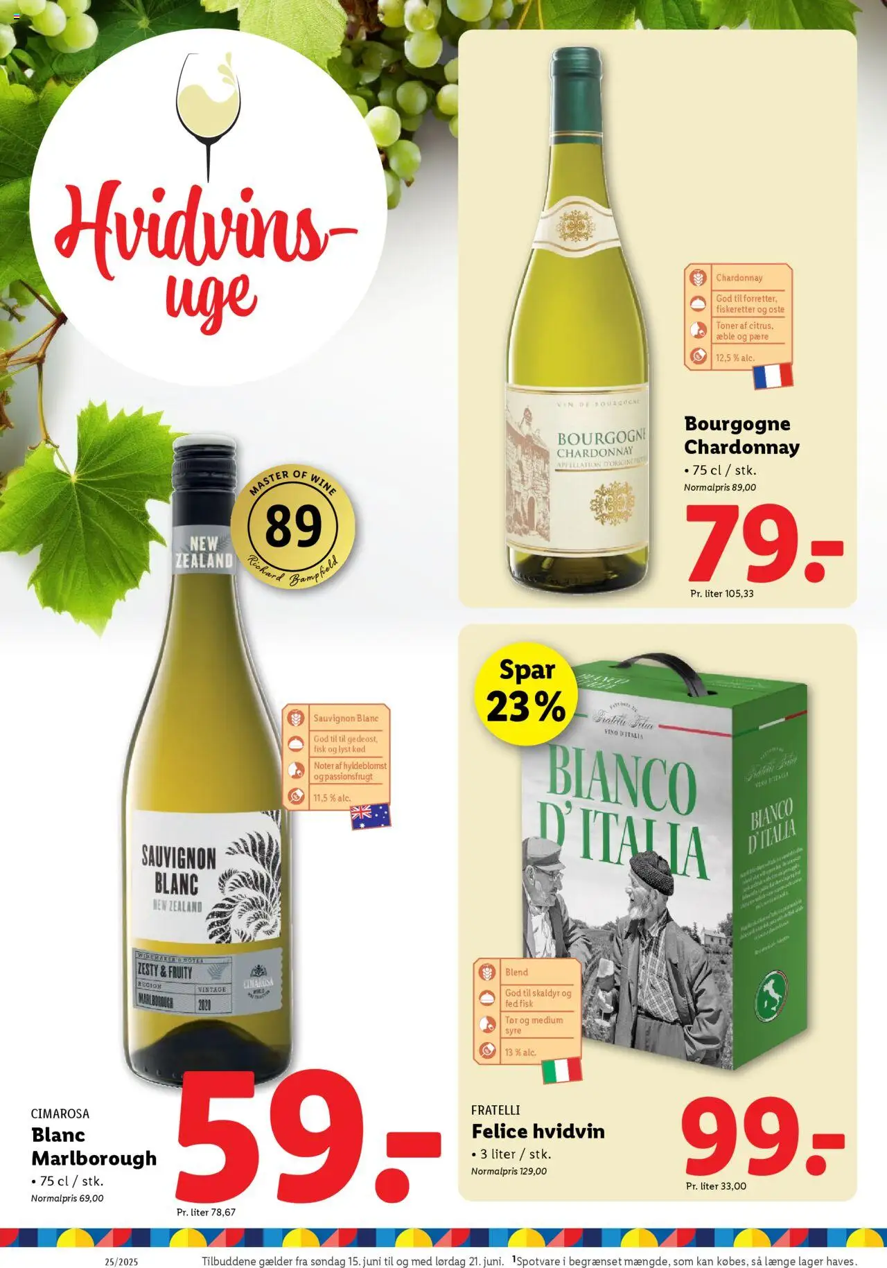 Lidl Tilbudsavis gyldig fra 19.06.2025 | Side: 31 | Produkter: Vin, Fisk, Søm, Passionsfrugt