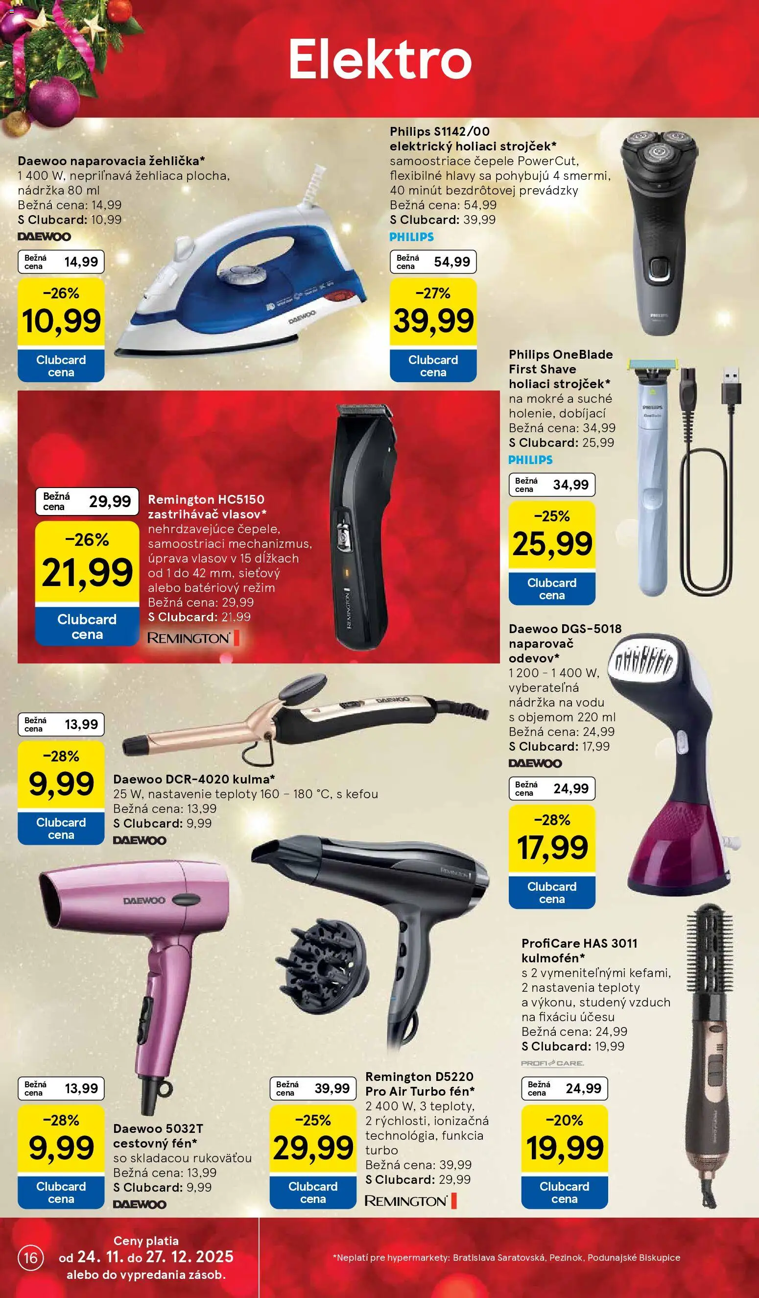 Nové Tesco akcie – leták je platný od 24.11.2025 | Strana: 16