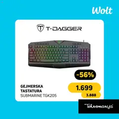 Tehnomanija Wolt - pregled Tehnomanija kataloga - važi od 06.10.2025 | Strana: 4 | Proizvode: Tastatura