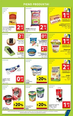 AIBE leidinys galioja nuo 09.04.2026 | Puslapis: 9 | Prekių: Jogurtas, Sūris, Sviestas, Grietinė