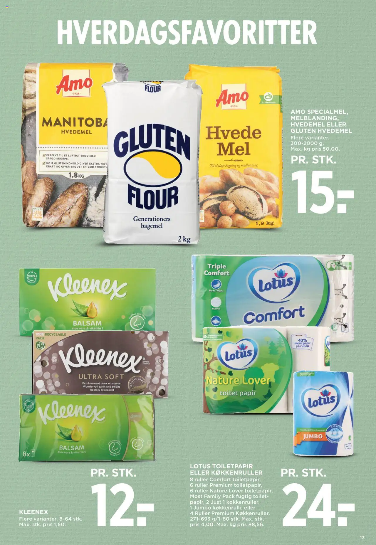 Meny tilbudsavis – gyldig fra 10.10.2025 | Side: 21 | Produkter: Balsam, Brød, Hvedemel, Toilet
