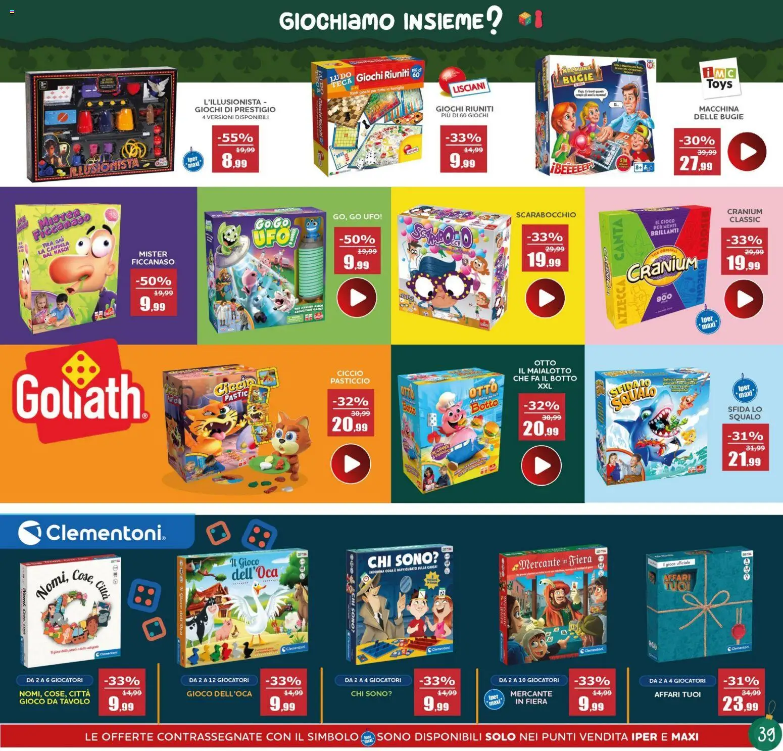 Volantino Happy Casa del 22.11.2025 | Pagina: 39 | Prodotti: The, Gioco, Tavolo, Candela