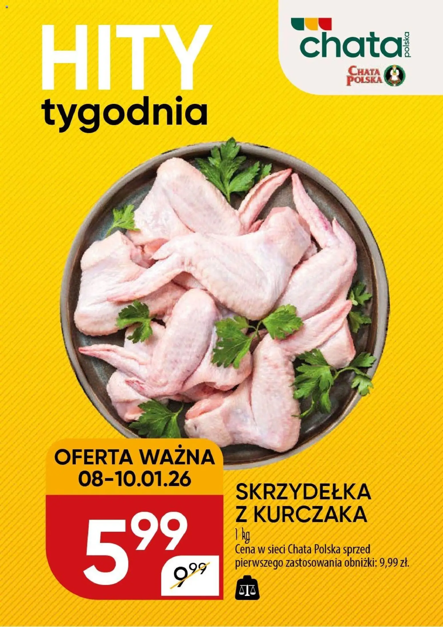 Chata Polska Gazetka od 08.01.2026 | Strona: 17 | Produkty: Skrzydełka z kurczaka