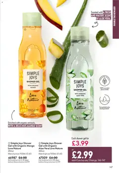 Preview of Oriflame - Offers valid from 01.10.2025 | Page: 147 | Products: Shower, Shower gel, Mango