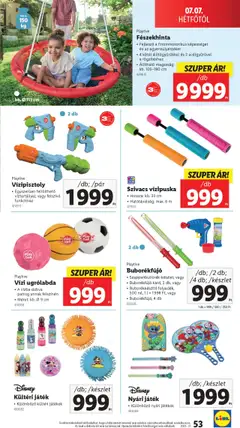 Lidl akciós ujság - amely érvényes a következő dátumtól: 03.07.2025 | Oldal: 53 | Termékek: Kötél, Játék, Játékok