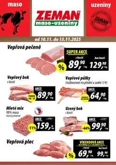 Náhled letáku Prodejny Zeman leták - Dačice od 10.11.2025